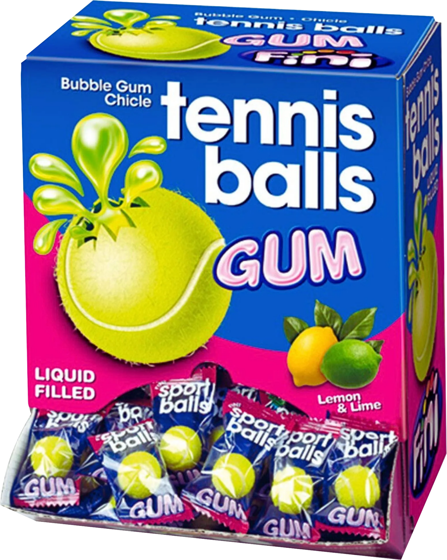 Fini Tennis Balls Bubblegum 200pcs