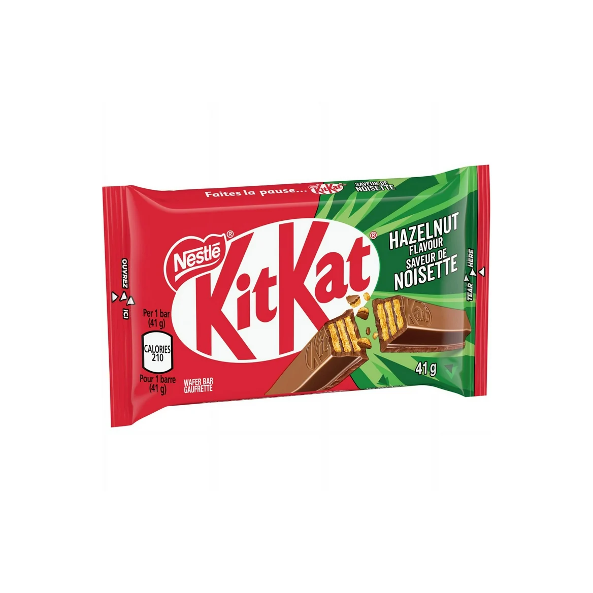 Nestle KitKat Milk Chocolate Hazelnut Wafer l 41g