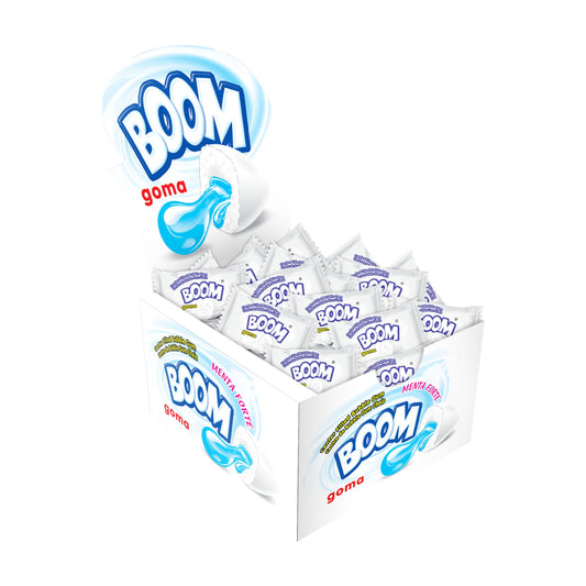 Boom Goma - Menta Forte - 50pcs x 4g