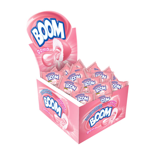 Boom Goma - Yogurt Morango - 50pcs x 4g