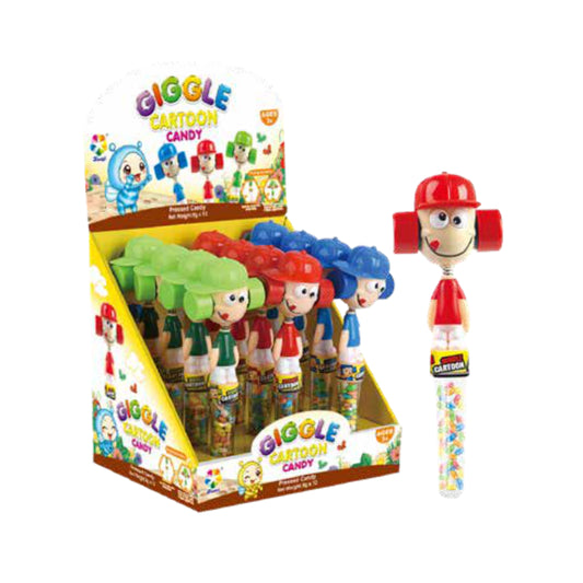 Juqi - Giggle Cartoon Candy - 12pcs x 8g
