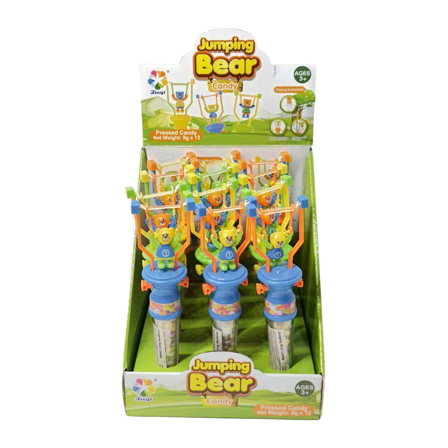 Juqi - Jumping Bear Candy - 12pcs x 8g